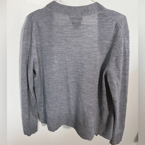 Catherine Malandrino 100% extra fine merino wool cardigan NWOT US M - Picture 2 of 6